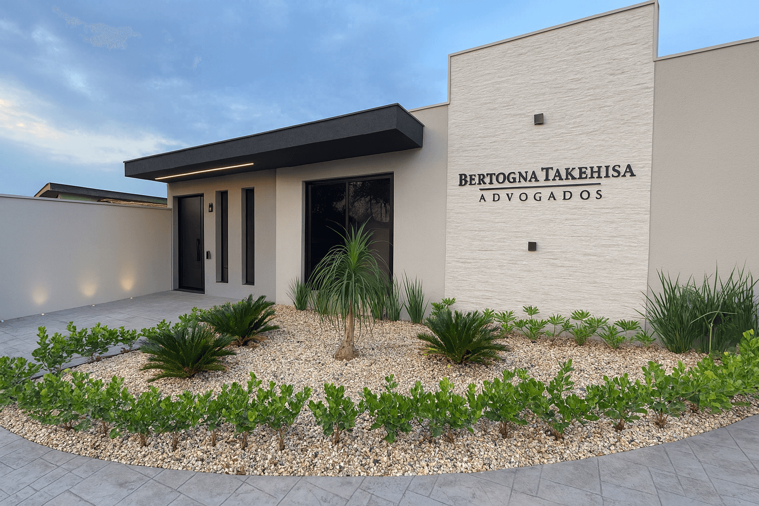Fachada do escritório Bertogna Takehisa Advogados